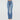 Ladies High Waist Long Jeans Patch Pockets