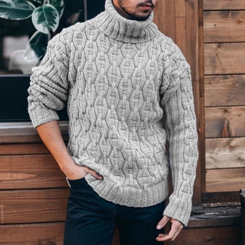 Turtleneck knitted sweater