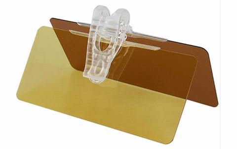 HD car anti-glare day & night vision driving visor