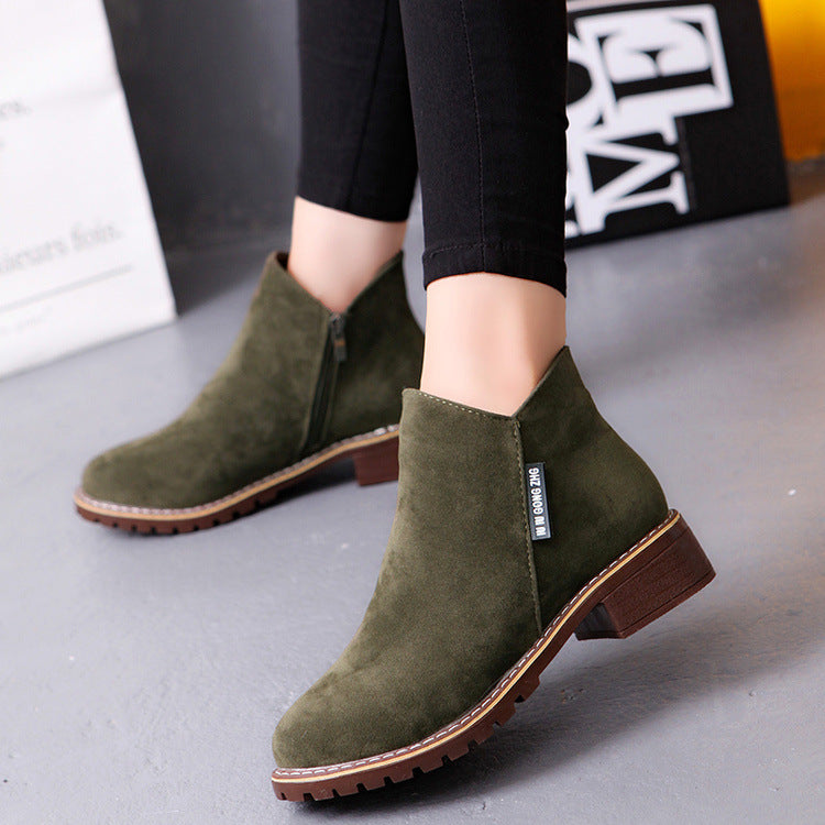 Suede boots