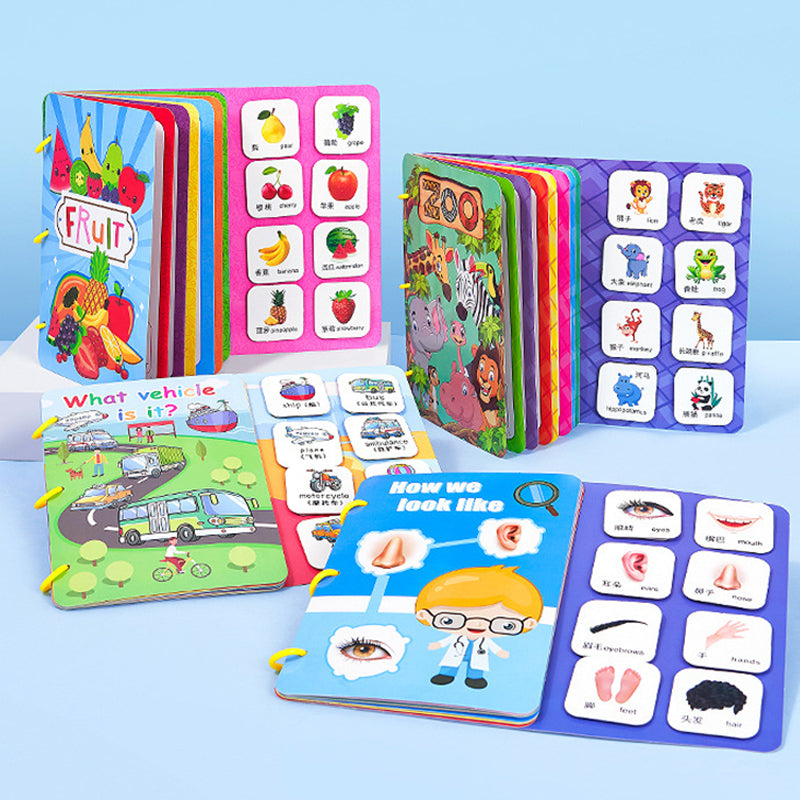 Children's Educational Creative Handmade Sticker Torn Book Toys