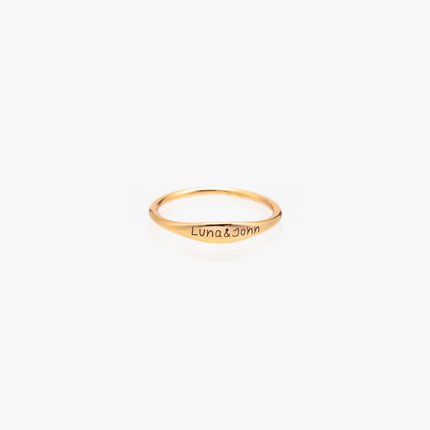 Double Name Ring - Copper