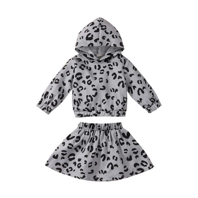 1-6 Year Old Toddler Girl Clothes Suit Hooded Sweater