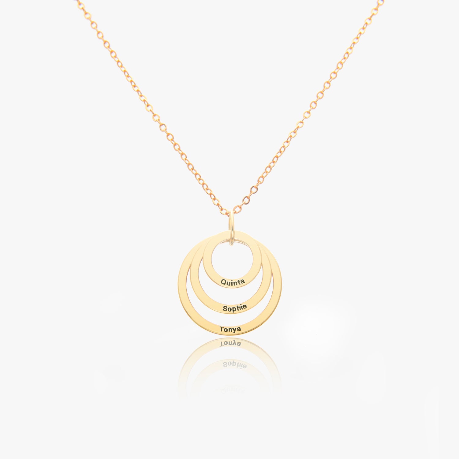 Interlocking Circle Necklace