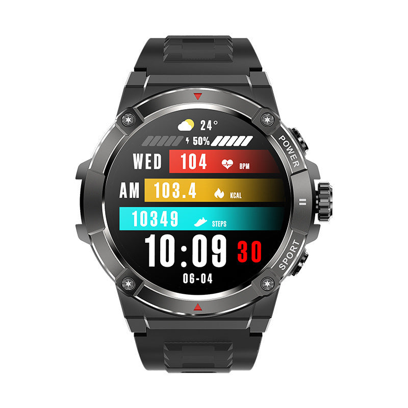 Altitude Air Pressure Compass Local Music Three-proof Sports Watch