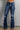 Button Fly Distressed Bootcut Jeans