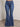 Button Fly Flare Jeans