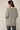 Two-tone Sold Round Neck Sweater Top With Piping Detail