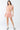 White & Orange Stripe Print Self-tie Short Sleeve Crop Top & High Waist Shorts Set